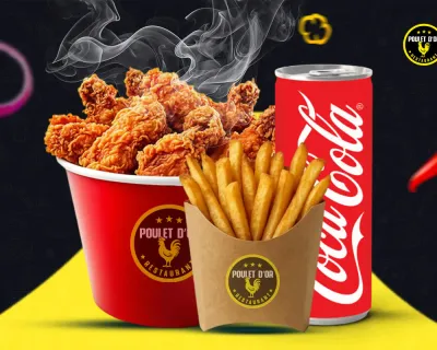 MENU WINGS (6 PIÈCES)